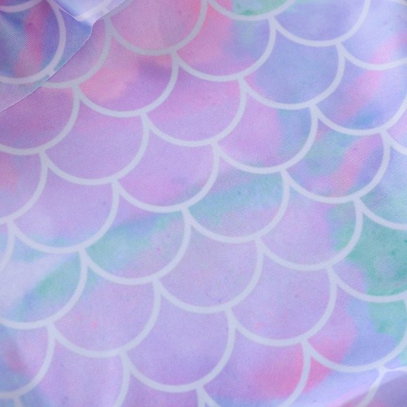 Mermaid Girls Purple Ruffle Swimsuit - Picture 3 of 7